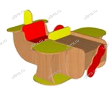 Игровая зона "Самолет" ЦБР-549 - Оборудование для детских садов "УльтРРа", Екатеринбург